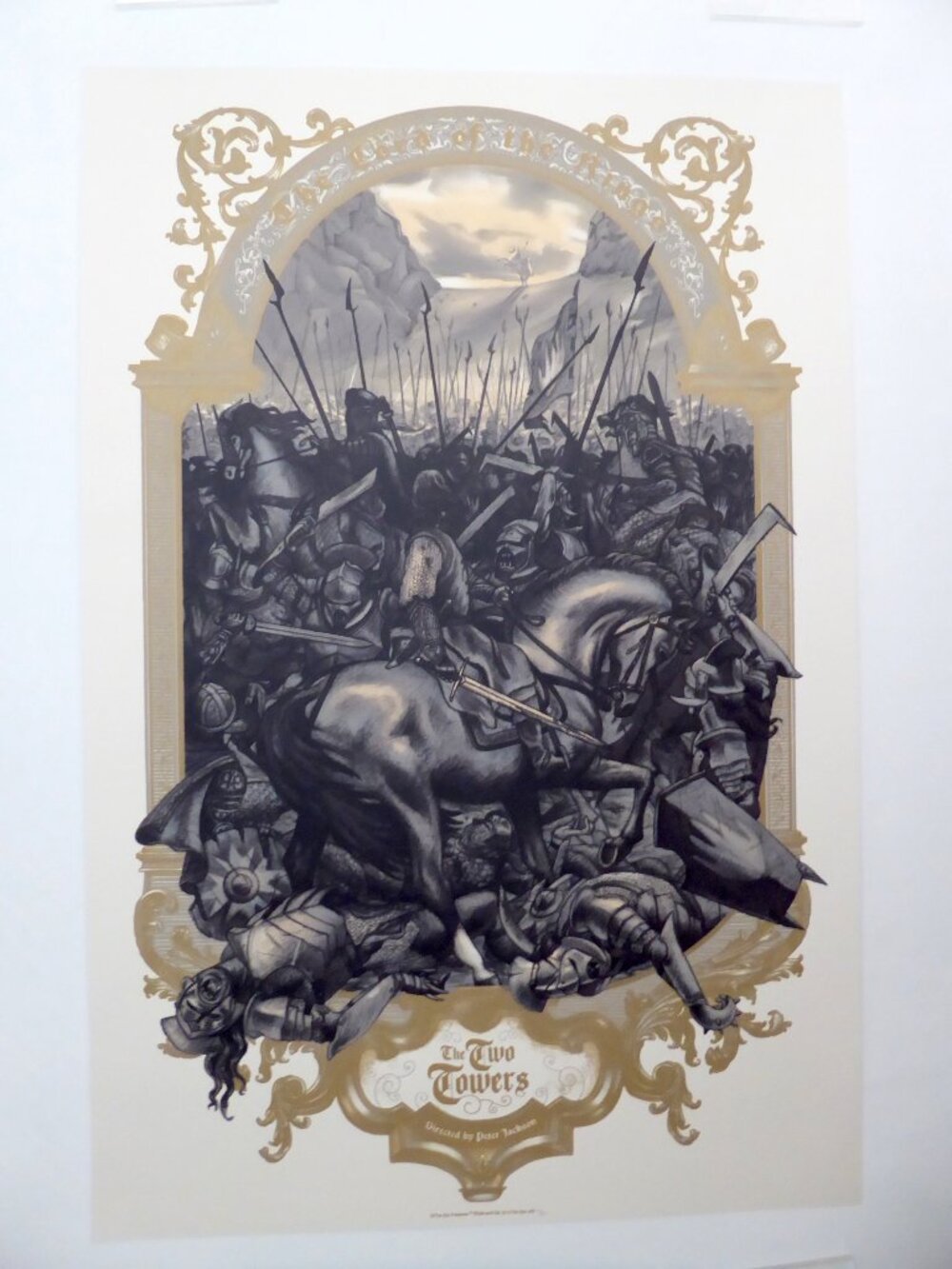 NEW LE #42/200 LORD OF THE RINGS TWO TOWERS POSTER ART PRINT PETER JACKSON